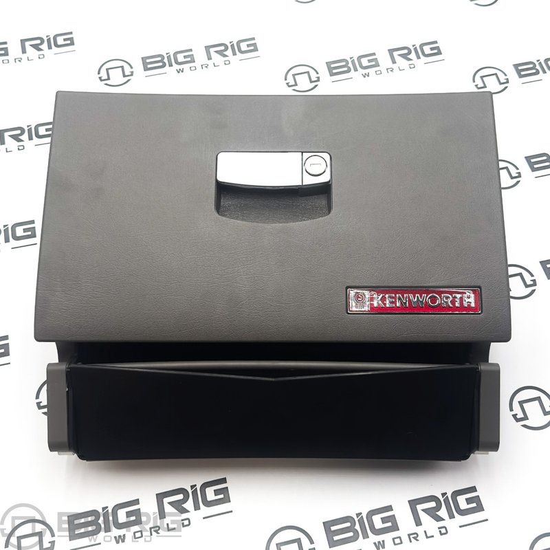 Glove Box Door Assembly, Gray, Satin Silver Handle S25-1021-311101100 - Kenworth