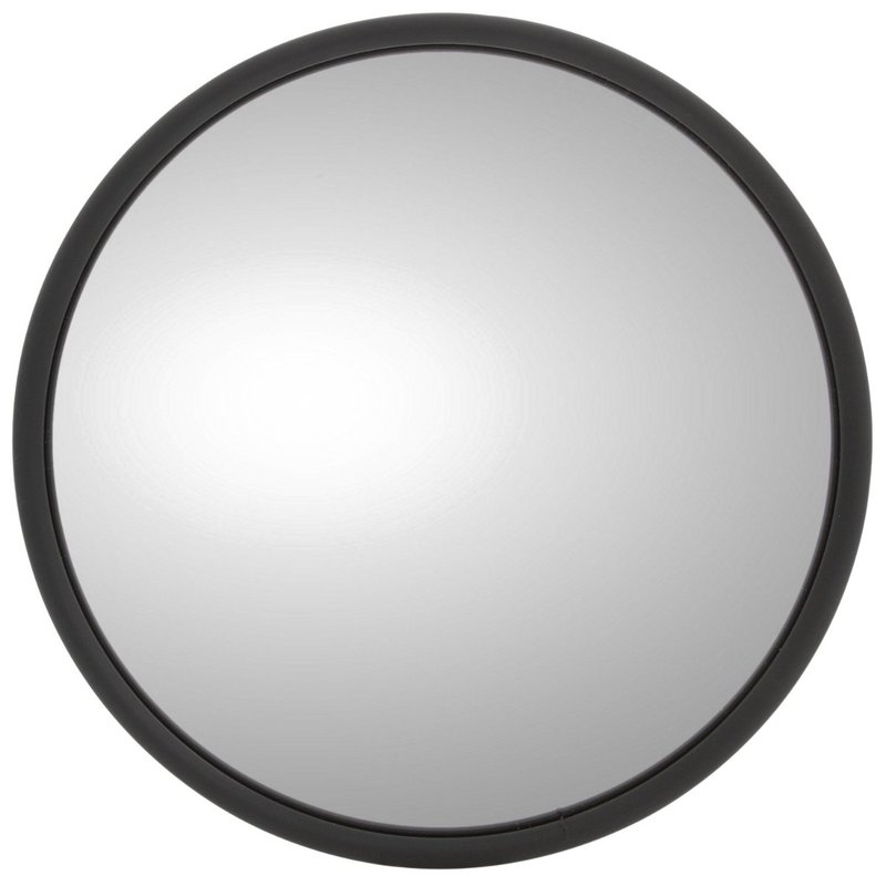 Black Steel Convex Mirror, Round, Universal Mount 8.5-inch 97804 - Truck Lite