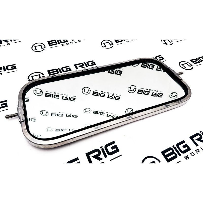 7 in x 16 in Rib Back West Coast Mirror SS 24401 - Cham-cal Engineering