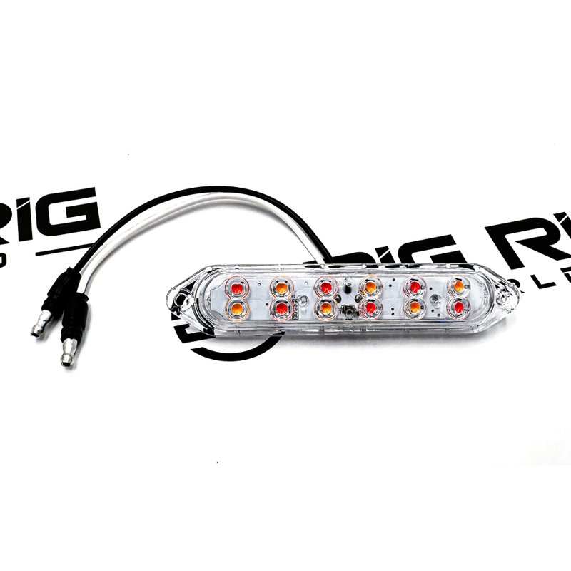 61 Series, LED, Auxiliary, Brake-Activated Warning Light 61500R - Truck Lite