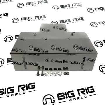 Flanged License Plate Holder - HUT Sticker - One Place 304 Stainless Steel LP14-14 - Bores Manufacturing