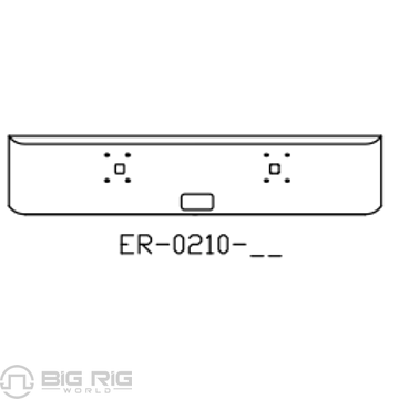 Chrome Steel Bumper ER0210-06 - Valley Chrome