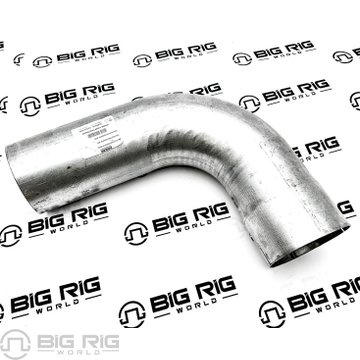 90-Degree Exhaust Pipe Aluminized Steel 5in OD/ID M661082X160225N09S - Paccar