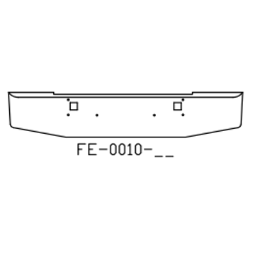 Chrome Steel Bumper FE0010-09 - Valley Chrome