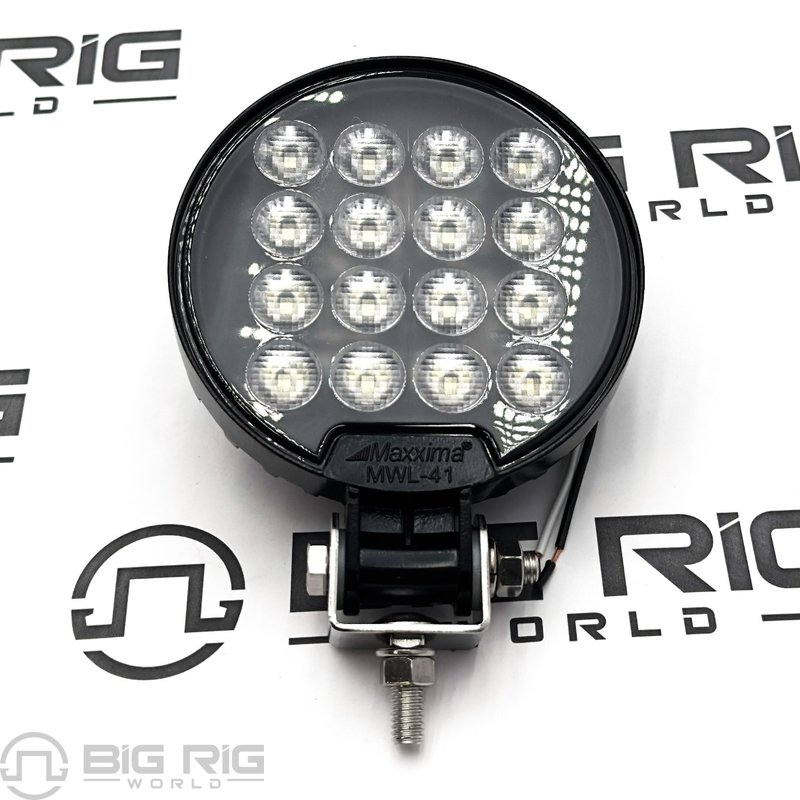 Round 16-LED Work Light - 2,100 Lumen MWL-41 - Maxxima