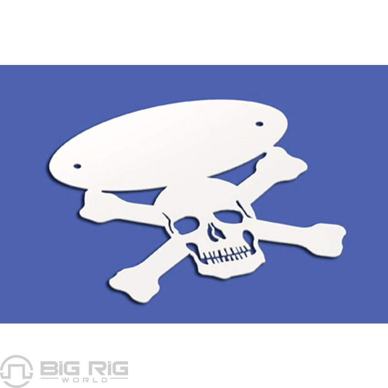 Peterbilt Emblem Accent - Skull and Crossbones 10832013 - Panelite