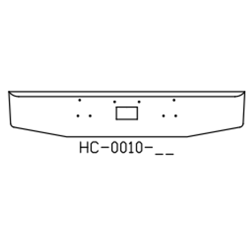 Chrome Steel Bumper HC0010-11 - Valley Chrome