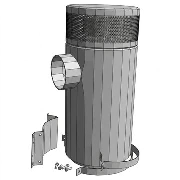 Air Cleaner - Stainless Steel 15 In. ACHSS15K - TRP
