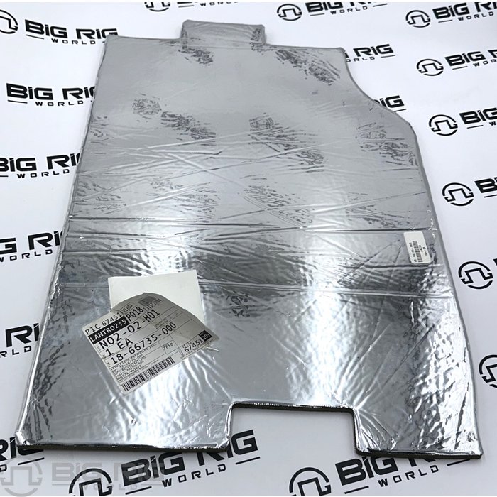 Insulation - Plenum - P3 125 - Center 18-66735-000 - Freightliner