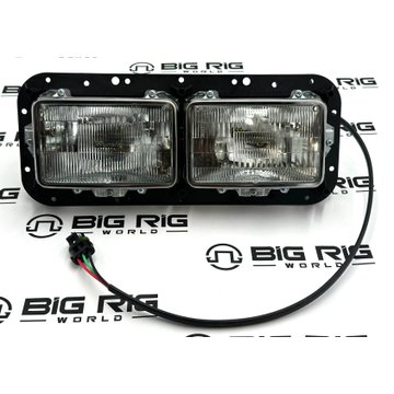 Dual Rectangular Headlamp LH K256-880-4 - Paccar