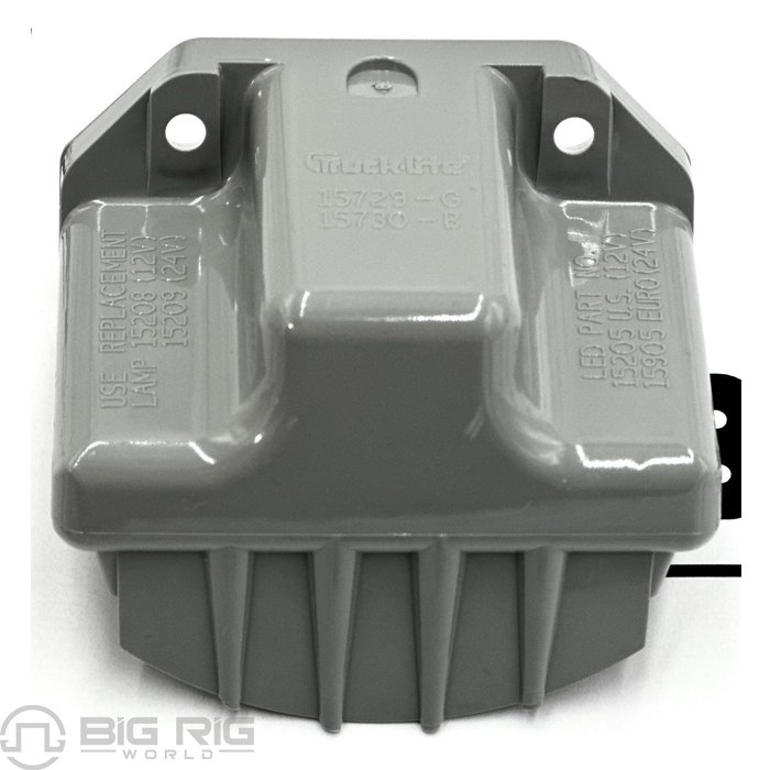 15 Series License Mounting Bracket, Gray 15729 - Truck Lite