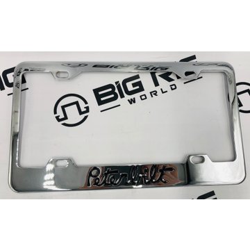 License Plate Frame - Peterbilt Logo MD11251CPB - TRP