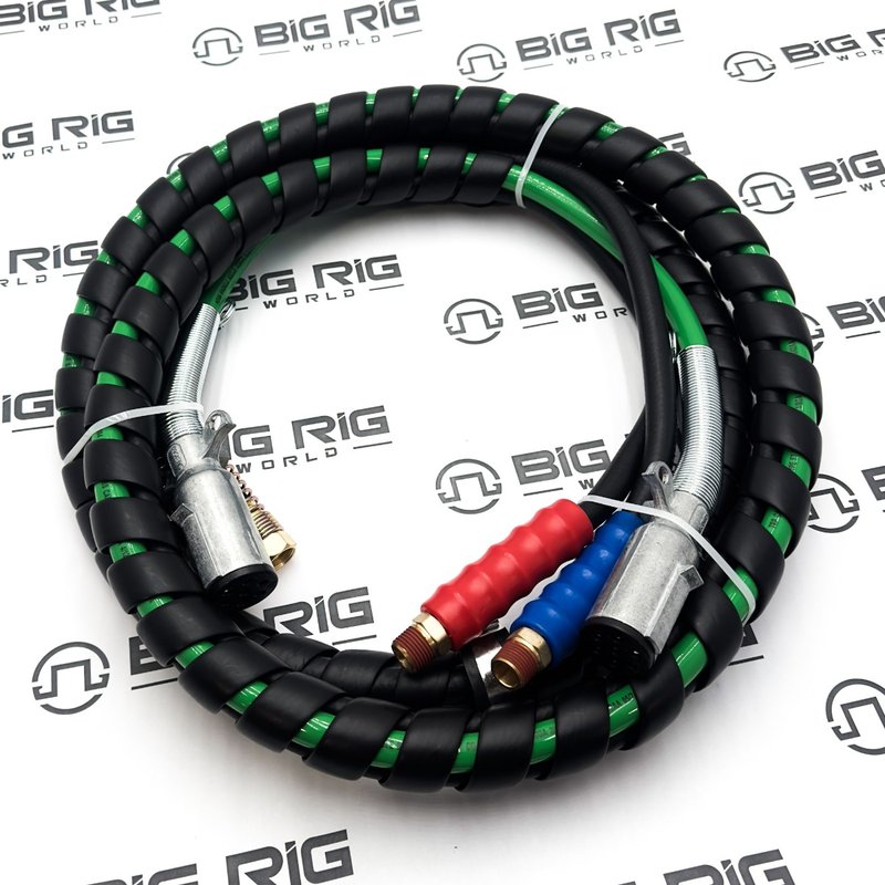 3-IN-1 Hose, ABS, 12 Ft. Straight Black Rubber PE18000 - Paccar