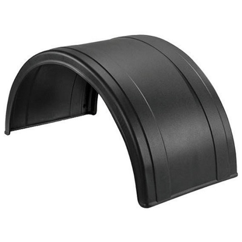 76 In. Black Poly Single Axle Fender TFEN-S17 - Trux Accessories