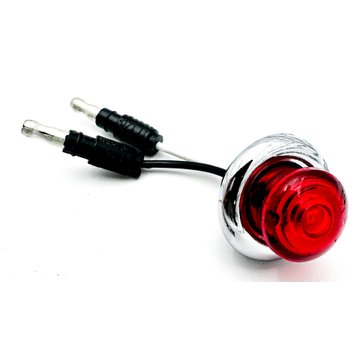 0.75in Round Red LED with Bezel Light Kit P201712 - Phoenix