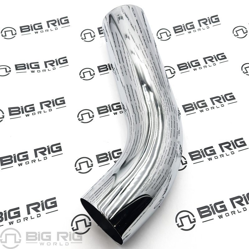 Exhaust Pipe 55 DEG 5 in. STL CHRP OD/OD K180-19286CP - Kenworth