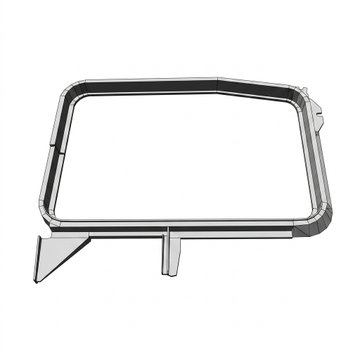 LH Cab Door Frame R25-1280-100 - Kenworth