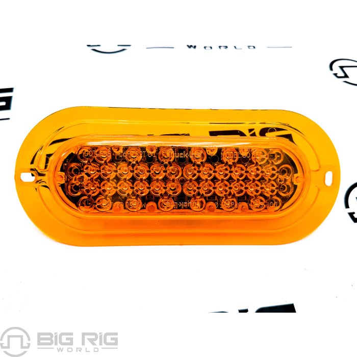 LED 60 Series Strobe with Non-Metalized Reflector Lamp And Flange 60366Y - Truck Lite
