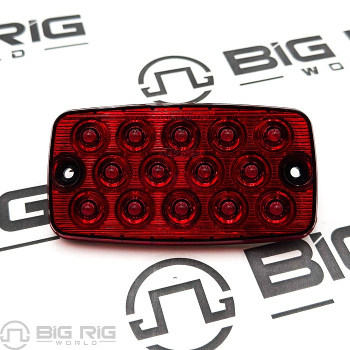 Surface Mount Low Profile 0.4 In. Ultra Thin LED Light - Red Stop/Tail/Turn M42206R - Maxxima