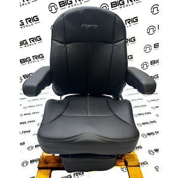 Legacy LO Seat (Black Leather) Mid Back w/ Arms 188598MW61 - Seats Inc.