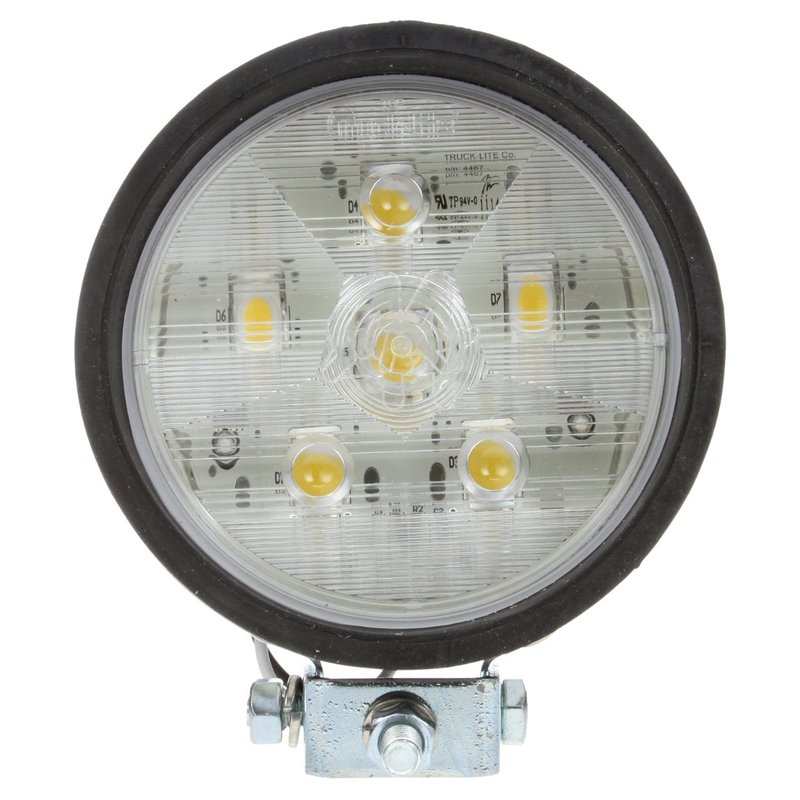 81 Series Par 36 4-inch Round LED Flood Light, Black, 6 Diode, 250 Lumen, Blunt Cut, 12V 81260 - Truck Lite