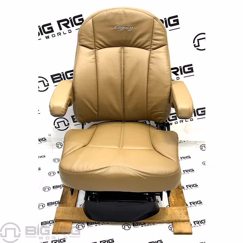 Legacy LO Seat Midback (Brown Leather) w/ Armrests 188598MW63 - Seats Inc.