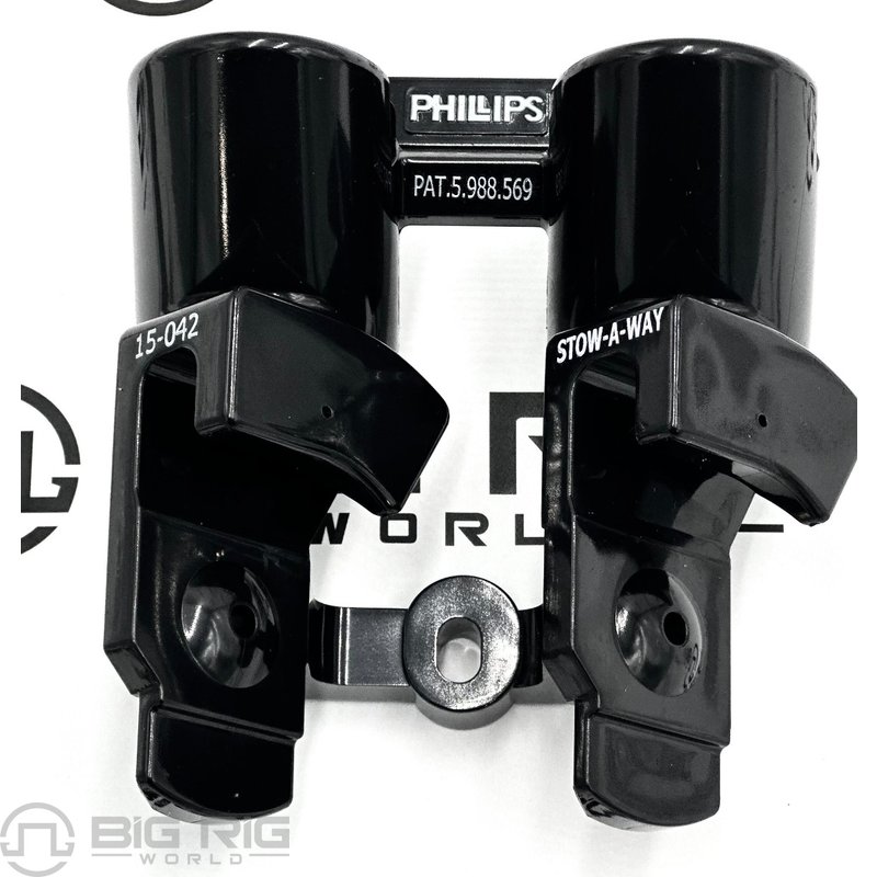Mounting Bracket - 2 Gladhand Holder, 2 Plug 15-042 - Phillips Industries