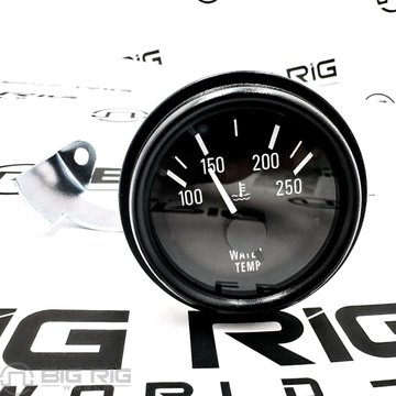 Water Temp Gauge with Black Bezel Q43-6009-1B0 - Peterbilt
