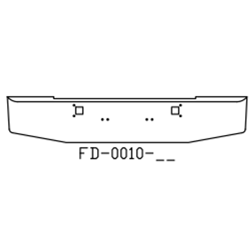 Chrome Steel Bumper FE0010-06 - Valley Chrome