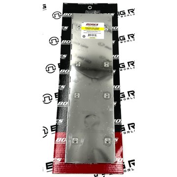 License Plate Hanger, Two Plate - 304 - Stainless Steel LP8-28 - Bores Manufacturing