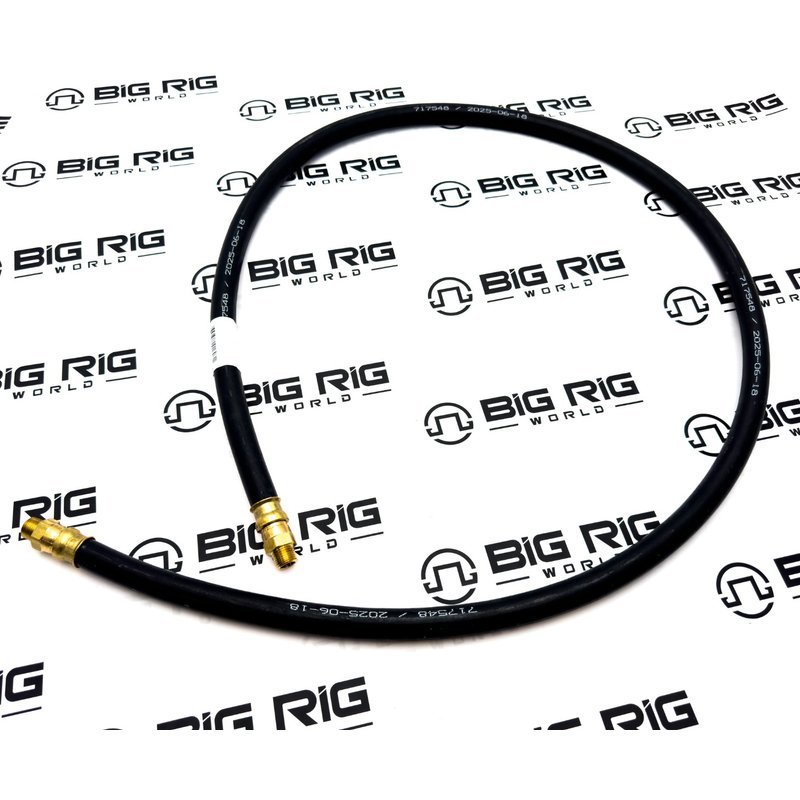 1/2-inch Air Brake Hose Assembly 72-inch with 3/8-inch Swivel Fittings 454072 - Tramec Sloan