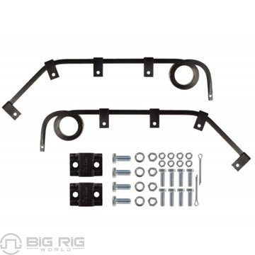 Angled Bar Mudflap Hanger Kit - 27.625 In. - No Offset B33BTS - Betts Spring