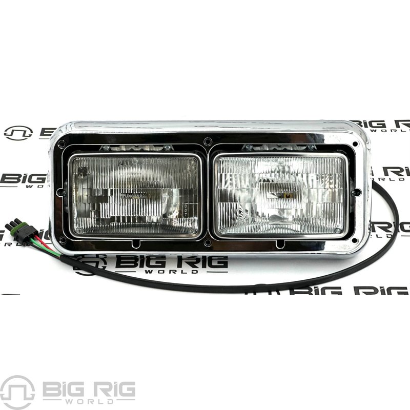Dual Headlight Assembly 4x6 w/ Bezel RH K256-880-4R-B-PAT - Patriom