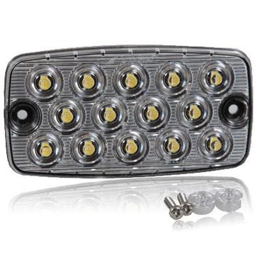 Surface Mount Low Profile 0.4 In. Ultra Thin LED Light - White Back-Up/Courtesy M42206 - Maxxima