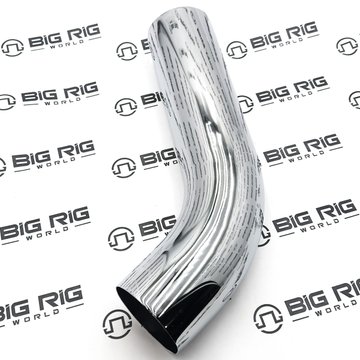 Exhaust Pipe 55 DEG 5 in. STL CHRP OD/OD K180-19286CP - Kenworth