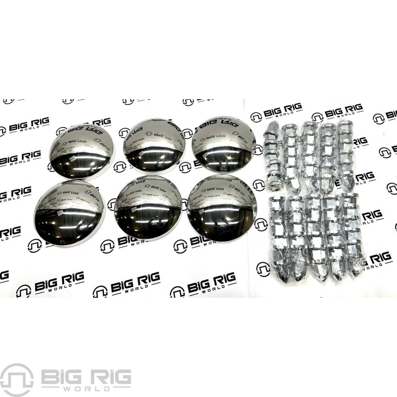 Stainless Steel Hubcap & ABS Plastic Nut Cover Kit MD1110K1T - TRP