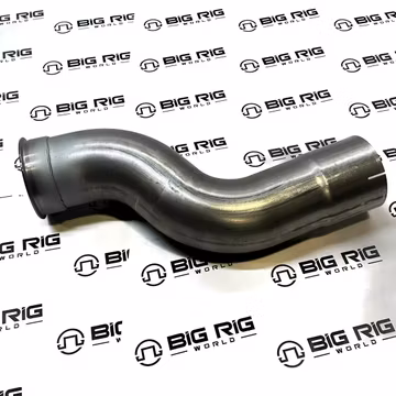 Multi-Bend Exhaust Pipe Aluminized Steel 5-inch OD/ID - Right Side K180-14764R - Kenworth