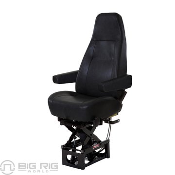T-Series, T915 Suspension, Hi Back Black Vinyl, W/Arms 2341167-544 - Bostrom Seating