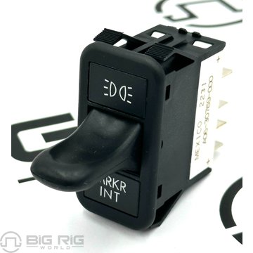 Switch - Clearance And Marker Lamps, Paddle, Interrupt, Double Pole Double Throw A06-30769-000 - Freightliner