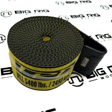 Cargo Strap - 4 x 30 Ft. - with Flat Hook - Yellow CS430YF - Kinedyne