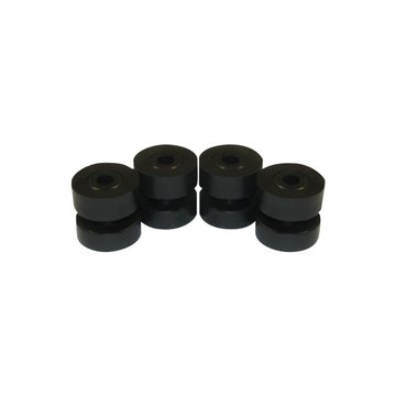 Polyurethane Exhaust Bracket Bushing - Black (4 Pack) TP-2010 - Trux Accessories