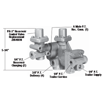 Spring Brake Valve K033231 - Bendix
