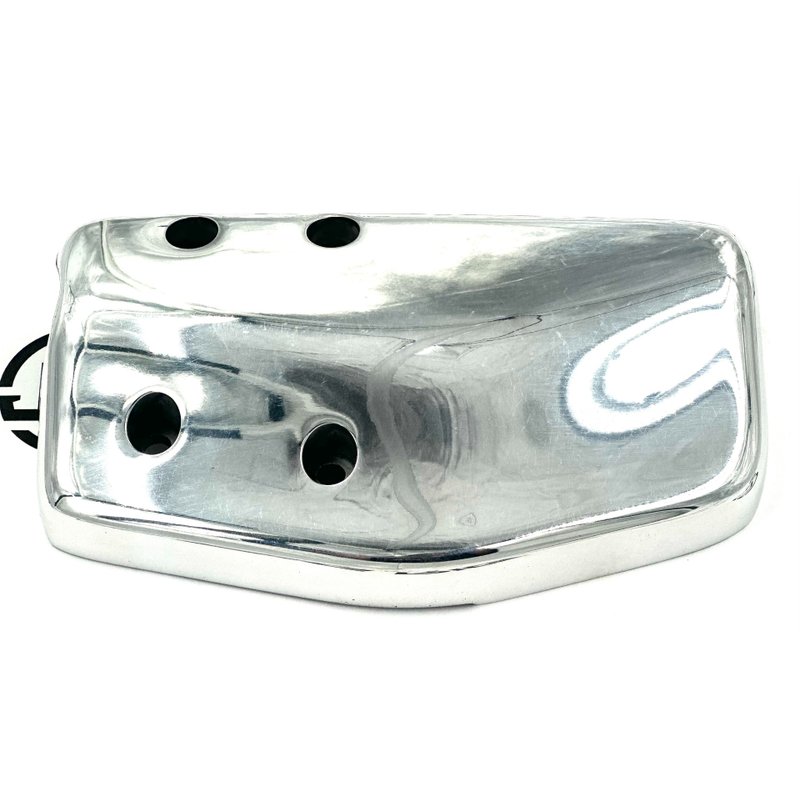 Mirror Clamp Cover, Polished, Aluminum, LH R22-6026-001 - Peterbilt