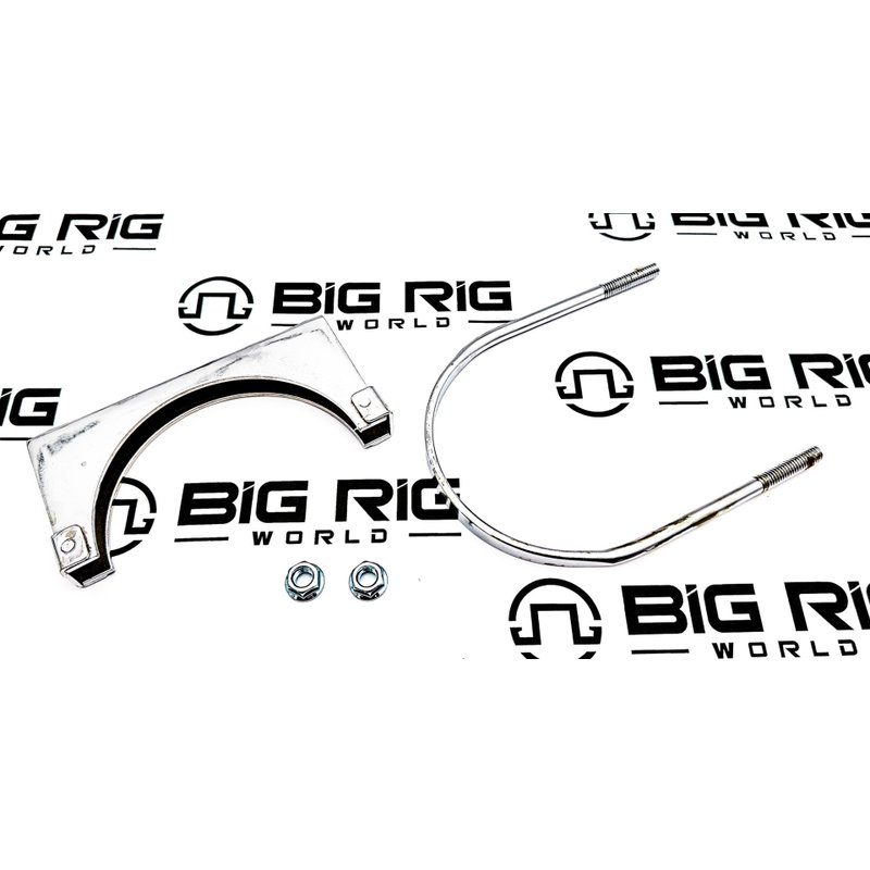 Exhaust Clamp - HD Flat Band 5 In. Chrome EC50FBC - TRP