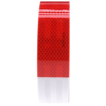 Reflective Tape 2-inch x 150-foot Roll, Red/White 98101 - Truck Lite