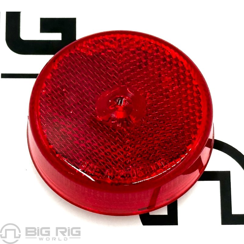 LED Signal Stat Clearance/Marker 2 1/2-inch Round Lamp, Reflective Lens 1052 - Truck Lite