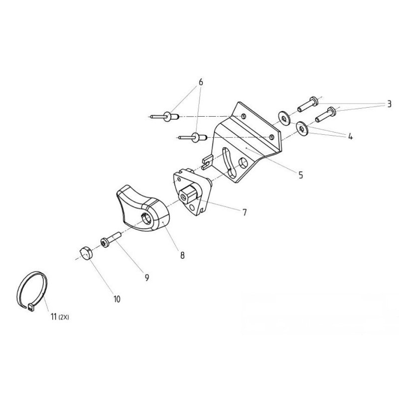 Fore and Aft Isolator Handle Service Kit SP11885 - GraMag