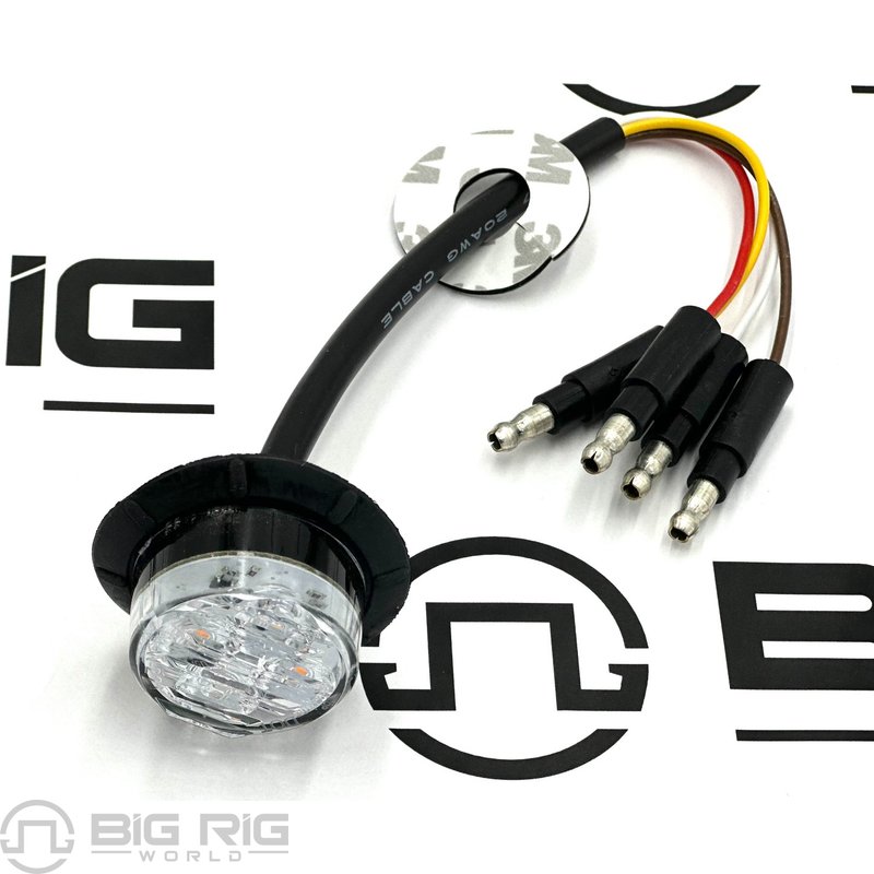 1-1/4" Clearance Marker and Flashing Warning Light M09450YCL-DC - Maxxima
