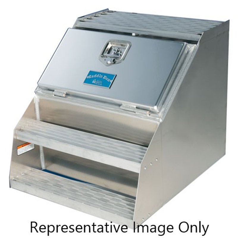 Smooth Door Saddle Box 23 1/2 X 28 1/2 X 24 With Step 472MTQ - Merritt Equipment