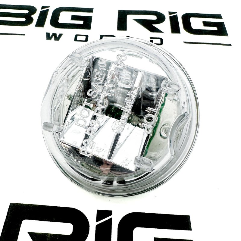 LED 30 Series High Profile Clearance/Marker Lamp, Clear/Yellow Rd 30376Y - Truck Lite
